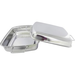 AfriTrail Stainless Steel Large Double Roaster AfriTrail Stainless Steel Large Double Roaster