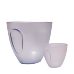 4L OBLIX ACRYLIC OVAL ICE BUCKET LARGE ASSORTED 4L OBLIX ACRYLIC OVAL ICE BUCKET LARGE ASSORTED