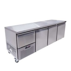 3.5 DOOR STAINLESS STEEL UNDER BAR FRIDGE By Salvadore 3.5 DOOR STAINLESS STEEL UNDER BAR FRIDGE By Salvadore