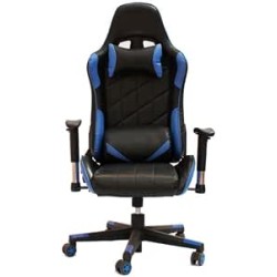 BRIGHTSTAR Contemporary Soft Cushioned Ergonomic Gaming Chair With 2D Armrest - blue BRIGHTSTAR Contemporary Soft Cushioned Ergonomic Gaming Chair With 2D Armrest - blue