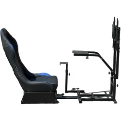 BlackSpider BSVR007 Racing Simulator Seat Black Blue BlackSpider BSVR007 Racing Simulator Seat Black Blue