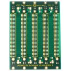 96 Way Backplane Epoxy Glass Fabric Laminate 2 18.8 HP With 20.32 mm Connector Pitch