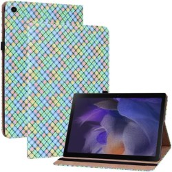 10.4 inch Tablet Case with Rainbow Weave Leather and Built-in Holder 10.4 inch Tablet Case with Rainbow Weave Leather and Built-in Holder