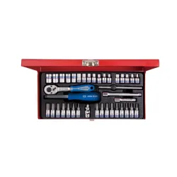King Tony Socket Set Combination 1/4" 39Pc King Tony Socket Set Combination 1/4" 39Pc