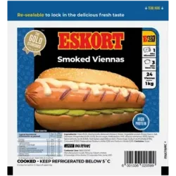 Eskort Smoked Viennas 1kg