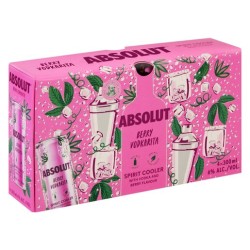 Absolut Berry Vodkarita Spirit Cooler 4 x 300ml Absolut Berry Vodkarita Spirit Cooler 4 x 300ml