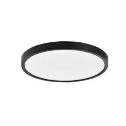 Bright star ceiling slimline 18w 3 cct black