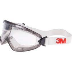 3M 2890 Chemical Resistant, Anti-Scratch, Anti-Fog Coating, Impact Resistant Safety Goggles