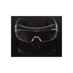 3M 2800 Over Specs, Scratch Resistant, Anti-Mist, Clear Polycarbonate Lens, Polycarbonate