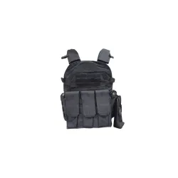 Airsoft Plate Carrier 6 Compartment - Black Airsoft Plate Carrier 6 Compartment - Black