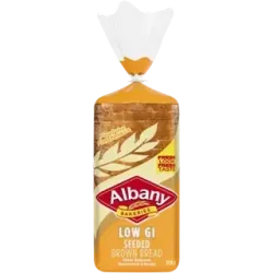 Albany Low G.I Seeded Brown Bread 700g Albany Low G.I Seeded Brown Bread 700g