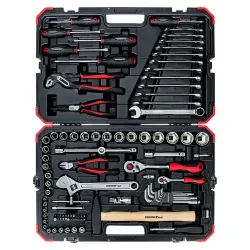 GEDORE 94 PIECE COMBINATION TOOL KIT (1/4"+1/2")