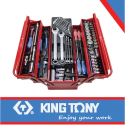 KING TONY TOOL BOX DIESEL MECHANIC 1/2" AND 3/4" 77PC KING TONY TOOL BOX DIESEL MECHANIC 1/2" AND 3/4" 77PC