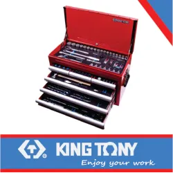 KING TONY 198 PIECE 6-DRAWER TOOL CHEST SET, METRIC KING TONY 198 PIECE 6-DRAWER TOOL CHEST SET, METRIC