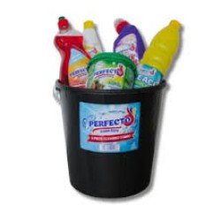 6-Piece Cleaning Combo Dishwashing Liquid, Bleach, Pine Gel Perfecto