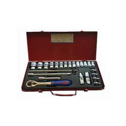 King Tony Socket Set 1/2" 8-32mm 12Pt 24Pc King Tony Socket Set 1/2" 8-32mm 12Pt 24Pc
