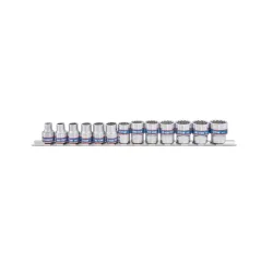 King Tony Socket Set 3/8″ Metric 7-19mm on Rail 13Pc King Tony Socket Set 3/8″ Metric 7-19mm on Rail 13Pc