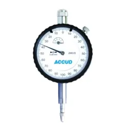 Accud DIAL INDICATOR WITH CALIBRATION CERTIFICATE 0-10MM