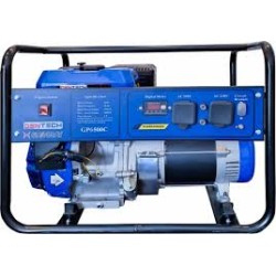 Gentech - 5.5 kVA Recoil Start Petrol 4 Stroke Generator
