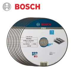 BOSCH 230X3.0X22.23 PRO METAL BONDED CUTTING DISC (10-PACK) BOSCH 230X3.0X22.23 PRO METAL BONDED CUTTING DISC (10-PACK)