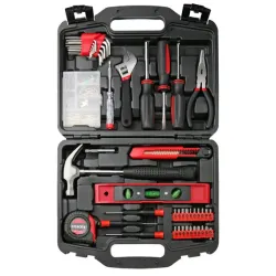 Casals Hand Tools 145 Piece Set Steel Red Casals Hand Tools 145 Piece Set Steel Red