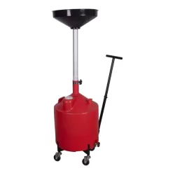 18 Gallon Oil Drain Tank With Dolly Paper Carton