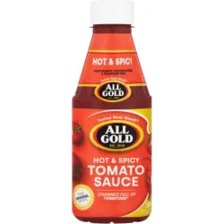 All Gold Hot & Spicy Tomato Sauce Sauce (500 ml) All Gold Hot & Spicy Tomato Sauce Sauce (500 ml)
