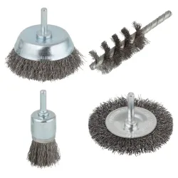 1 BRUSHES-SET 6 MM ROUND SHANK