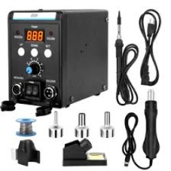 2-in-1Digital Hot Air and Soldering Iron Rework Station Display Temperature