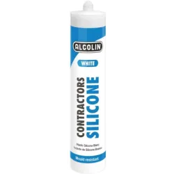 Alcolin Contractors Silicone White Adhesive  (260 ml)