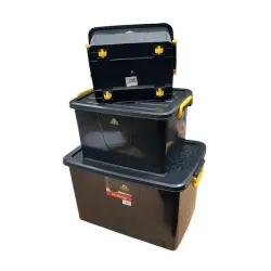 BIG JIM Roller Box Combo 16 Litre +32 Litre + 55 Litre Black