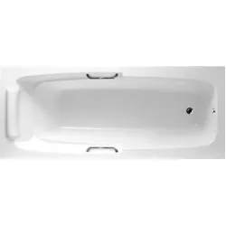 Bathtub rectangular acrylic KUDU white 180X70X40CM