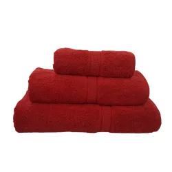 Glodina Royal Shield Towel Red  Bath Sheet 85 X 150 Only