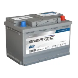 652AGM-BLS 12V 70Ah Enertec Silver AGM Automotive Battery