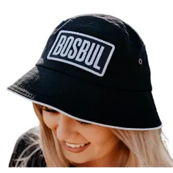 CAP BLACK/WHITE BUCKET HAT BOSBUL