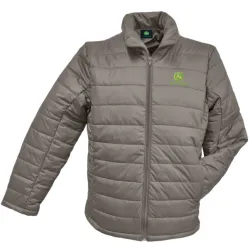 MEN PUFFER JACKET WALLNUT JOHN DEERE