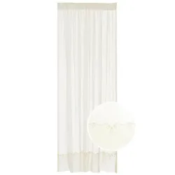 Ready Made Cornelly Voile Cream Plain Taped