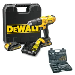 DeWalt Cordless Hammer Drill 18V & Bit Set DeWalt Cordless Hammer Drill 18V & Bit Set