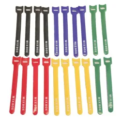 20Pcs Reusable Nylon Hook & Loop Cable Tie