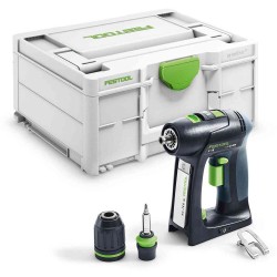 FESTOOL CORDLESS DRILL C18-BASIC