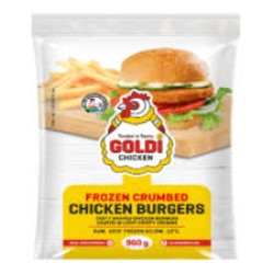Goldi Chicken Crumbed Burgers 960gr