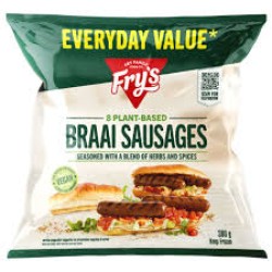 Fry`s 8 Plant-Based Braai Sausages Everyday Value 380gr