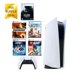 PS5 Mega Game Bundle - Console + 5 Popular Titles (2025 Deals)