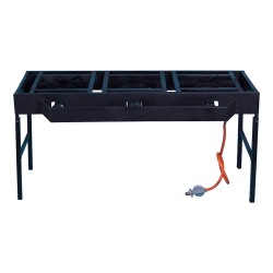 3-burner Folding Boiling Table / Gas Stove (MEDIUM DUTY)
