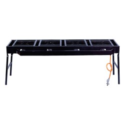 4-burner Folding Boiling Table / Gas Stove (MEDIUM DUTY)