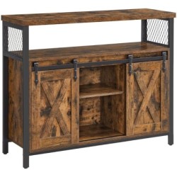 Bragg Fresno Engineered Wood Free Standing Sideboard/Bar Counter Bragg Fresno Engineered Wood Free Standing Sideboard/Bar Counter