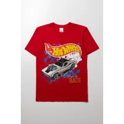 Hot Wheels Short Sleeve T-Shirt Red