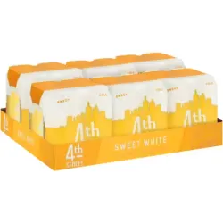 4th Street White Cans 24x440ml