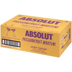 Absolut Passionfruit Martini Spirit Cooler Boxs 24 x 300ml