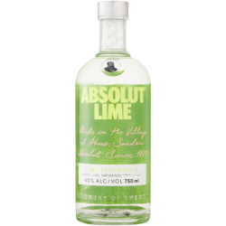 Absolut Lime Vodka Bottle 750ml
